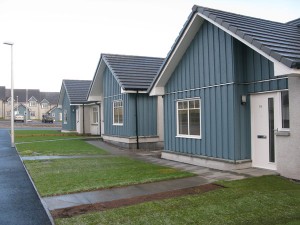 32 affordable houses built on Ness Road, just outside Fortrose.