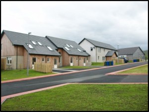 New Social Housing Development of 17 units located in Portree, Isle of Skye.