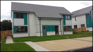 A new 18 unit housing development on behalf of Albyn Housing.
