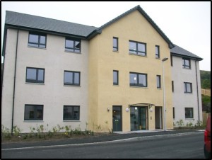 18 unit development in Fort William for the Highland Council