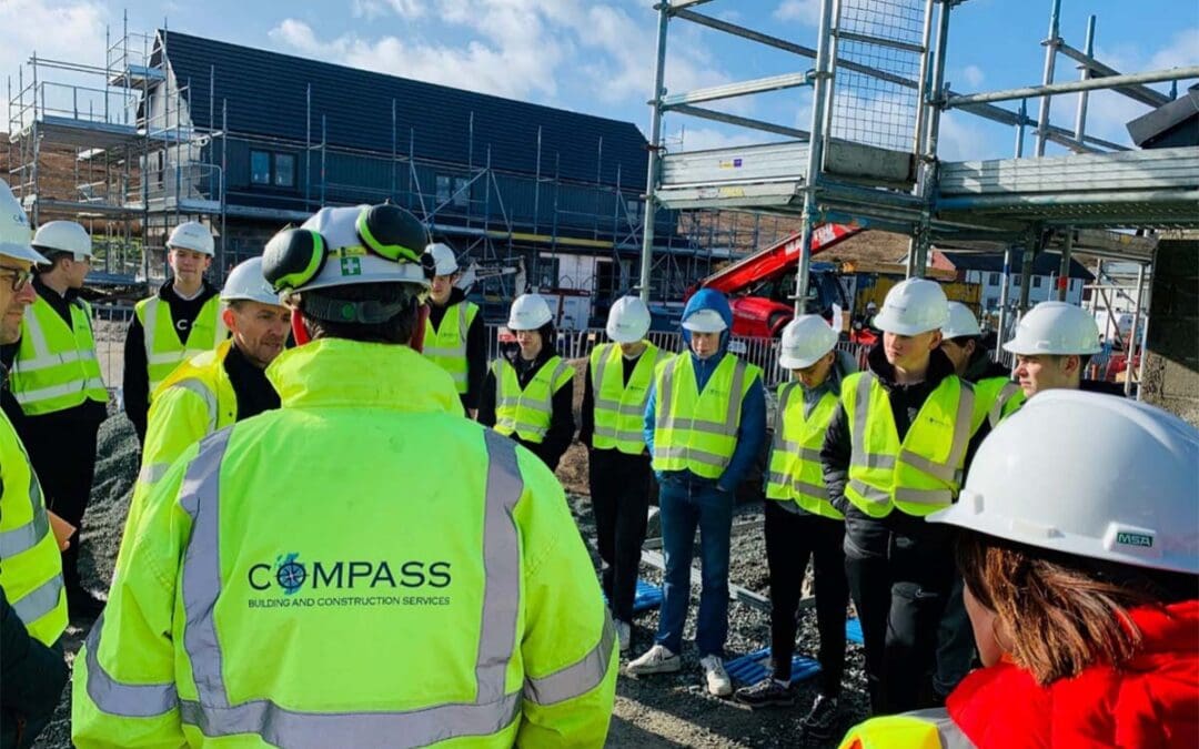 DYW took students on a go behind the scenes construction site